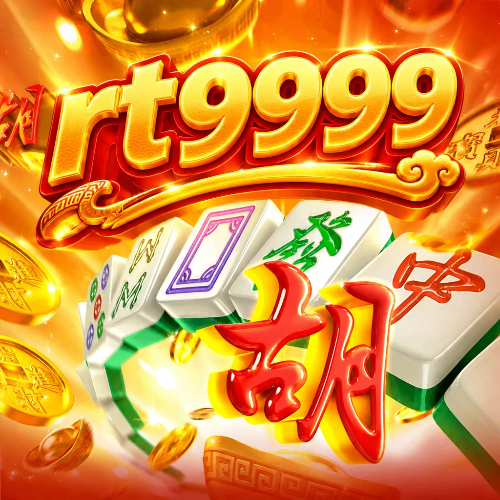 Ilustrasi Mahjong Ways dari rt9999 menampilkan ubin mahjong dan koin emas